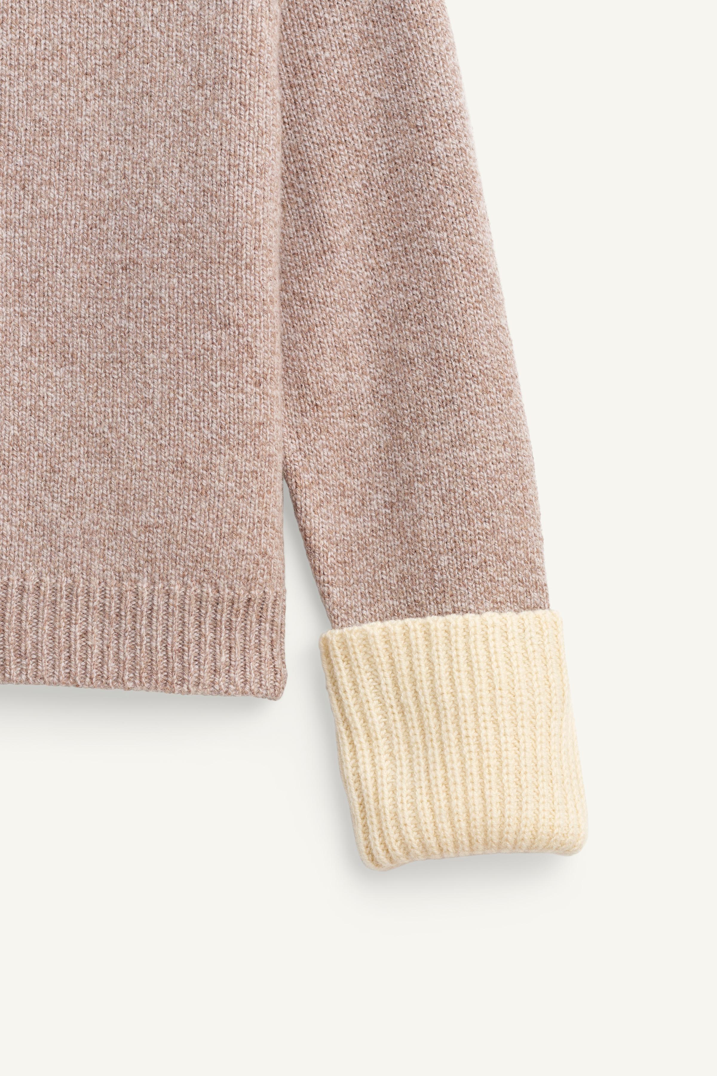 PULL COL BOUTONS LAINE ÉDITION LIMITÉE